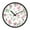 Pink Flower Pattern, variant on Voice Activated Clock with Glow Light 12 Inch Large Silent Wall Clock Battery Operated for Home Decor Cute Floral Pastel