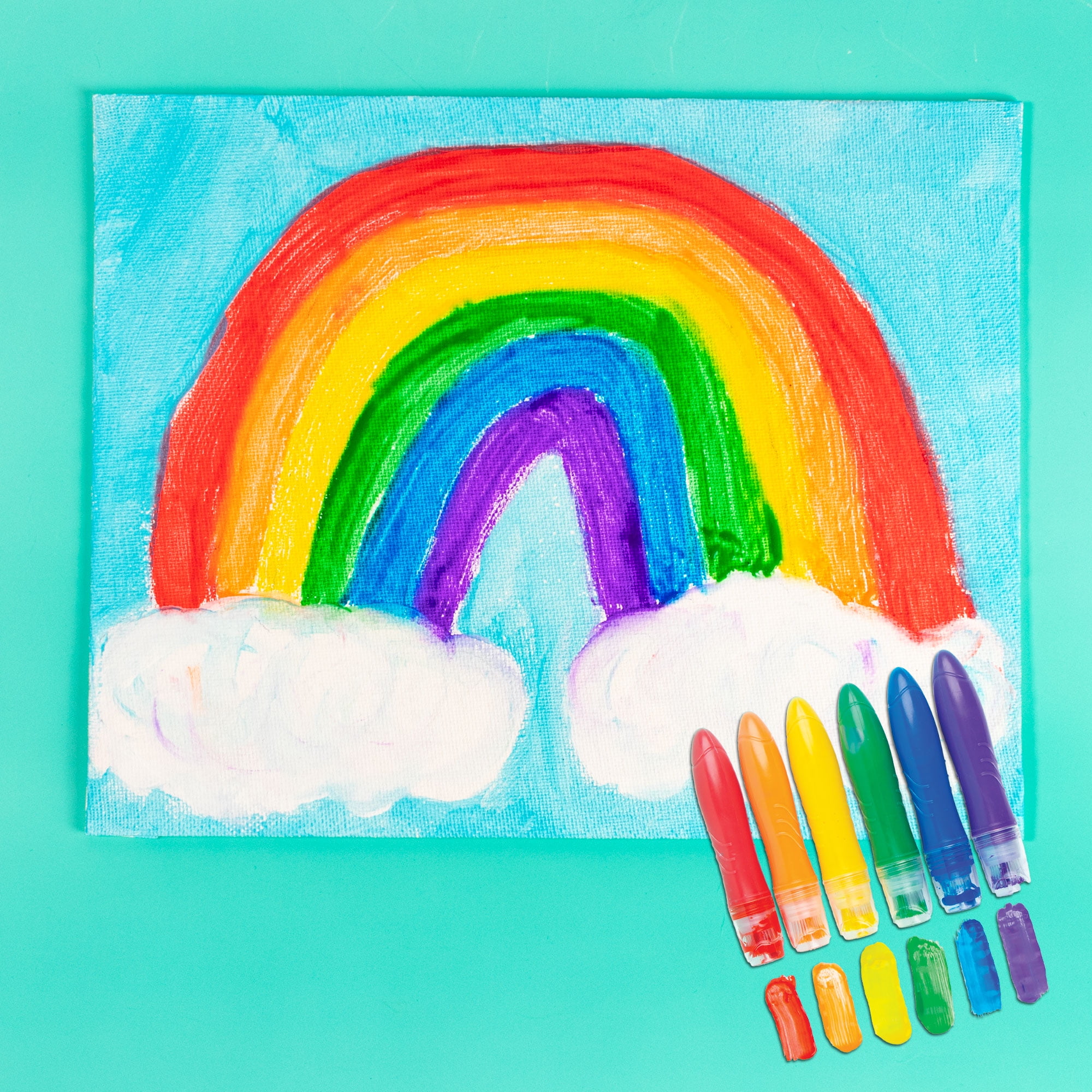 Hello Hobby Washable Squeezable Paintbrushes, 6-Pk