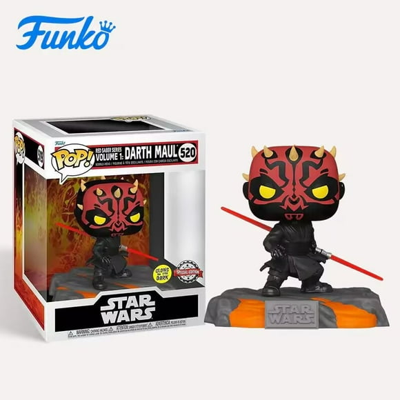 Funko POP Deluxe STARWARS Darth Maul #520 Vinyl Figure Dolls Action Figure Toys Collectible Dolls Gifts