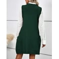 thumbnail image 2 of Zeagoo Oversized Sweater Vest V Neck Sleeveless Sweaters for Women Casual Soft Knit Solid Color Tops, 2 of 8