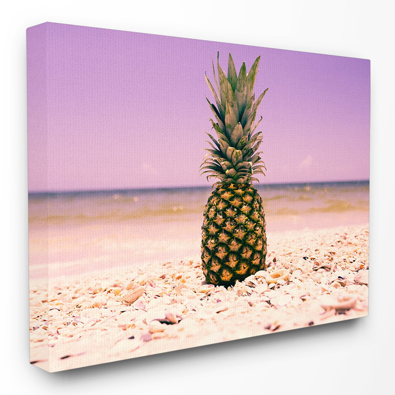 Pineapple Ocean Beach Canvas Poster Seascape Print Tropical Decoration Picture 