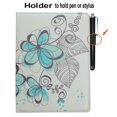 thumbnail image 5 of Jkytec case for iPad 6th 5th Generation 9.7 inch, for iPad Air 1/Air 2 Rotating smart Cover Stand with Wake up Sleep for A1893 A1954 A1822 A1823 A1566 A1567 A1474 A1475 (Lotus), 5 of 6