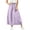 Purple Skirts, variant on Miluxas Women's Cotton Linen Maxi Skirt Elastic Waist Drawstring A Line Casual Long Skirt with Pockets Loose Flowy Linen Skirt for Summer Daily Wear White