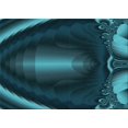 thumbnail image 1 of Ahgly Tapis Rectangulaire Lavable en Machine Intérieur Transitionnel Vert Cyan Foncé, 5 Pieds x 7 Pieds, 1 of 7