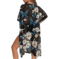 thumbnail image 5 of HELLHERO High Quality Fabrics Long Kimono Swimsuit Cover Up for Summer Breathable Loose Butterfly Daisy, 5 of 6