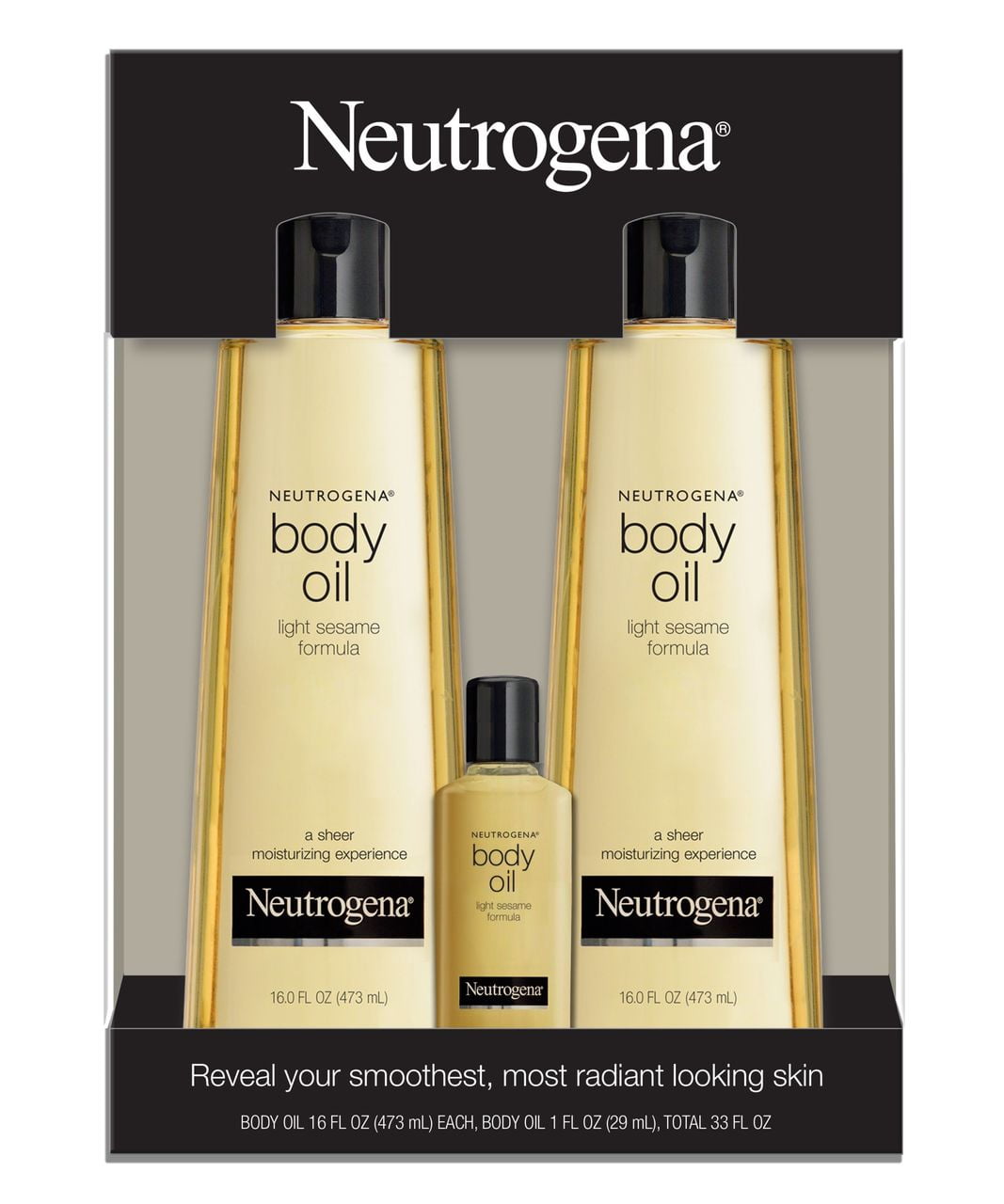 Product of Neutrogena Body Oil Light Sesame Formula Sesame Oil, 2 pk