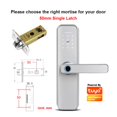 thumbnail image 2 of Eletronic Lock For Tuya X5 Security Smart Door Lock With Biometric Fingerprint&Smart Card&Password&Key&App Unlock, 2 of 7