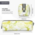 thumbnail image 3 of Sikiie Lemon Potatoes Leather Pencil Case, Makeup Pouch, Zipper Pouch for Daily Essentials, Storage Organizer, Cosmetics and Stationary Bag, 3 of 7