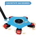 thumbnail image 6 of Amarite 360°Rotation Machine Skate,8800 lb Capacity,Heavy Duty Machinery Mover Dolly, Machinery Skates Rollers  Alloy Steel, 6 of 9