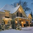 thumbnail image 2 of Indoor/Outdoor 300-Count Incandescent Christmas Icicle Lights, Clear, 18', by Holiday Time, 2 of 6
