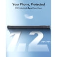 thumbnail image 2 of Funda ESR HaloLock Zero Clear para iPhone 16e, color negro esmerilado, 2 of 7
