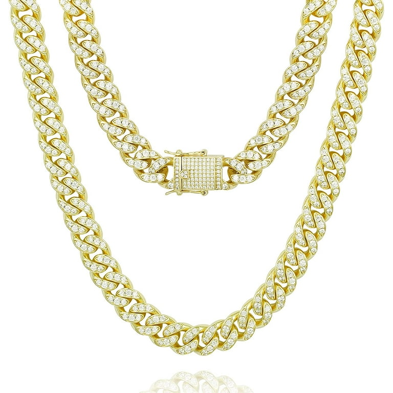 Iced out shop chain choker