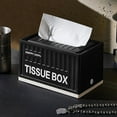 thumbnail image 1 of TIMIFIS Tissue Boxs Wall-Mounted Tissue Box Automatic Lifting Paper Box Kitchen Bathroom Household Personalized Fashion Tissue Storage Box Office Desk Accessories, 1 of 6