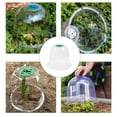 thumbnail image 2 of YWIYIUD 10PCS 7.68x6.3inch Practical Transparent Garden Cloche Dome with Air Ventilation Design PlantPot Domes for Humidity and Frost Protection and Indoor Outdoor Gardening, 2 of 8