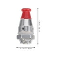 thumbnail image 2 of PEACNNG 6pcs Universal Pressure Cooker Relief   Valve Set Aluminum Alloy Safety Valve Replacement Parts for Ninja     High Pressure Cookers, 2 of 8