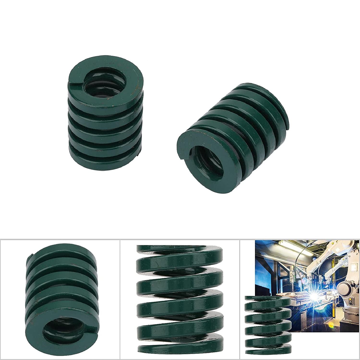 25mm OD Blue Light Load Compression Stamping Mould Die Spring 12.5mm ID All Size 