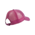 thumbnail image 4 of Top Headwear Wholesale Dozen Pigment Dyed Adjustable Trucker Hat, Pink, 4 of 5
