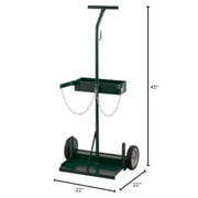 Harper Trucks 108-24 45-Inch High by 22-Inch Wide Welding Cylinder Hand Truck with 7-Inch Semi-Pneumatic Wheels