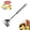 Stainless Steel-B, variant on Stainless Steel Meat Chopper & Masher, Heavy Duty 6-Curve Blade Ground Beef Chopper with Wooden Handle, Heat Resistant Hamburger Smasher for Kitchen