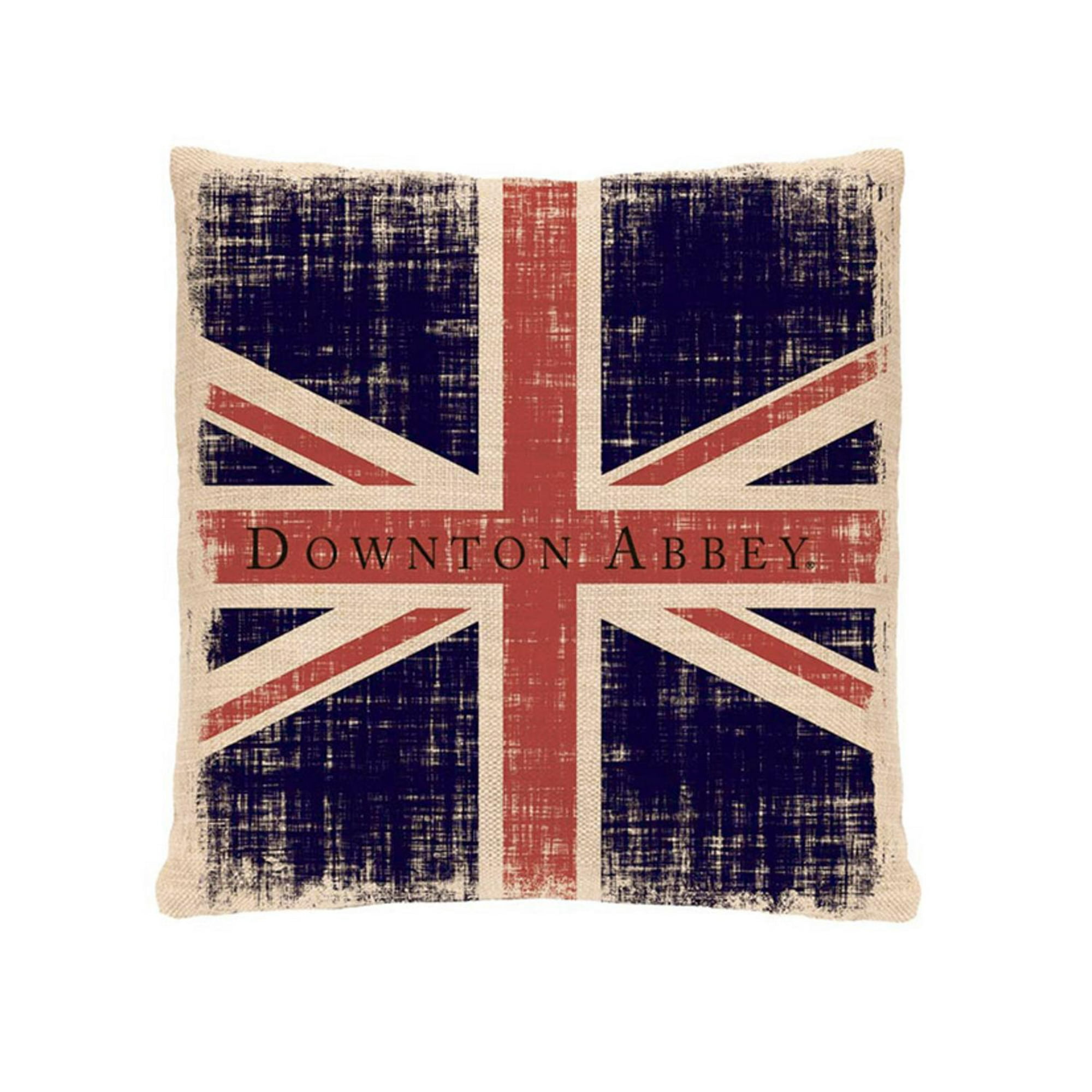 18 Downton Abbey British Union Jack Decorative Square Throw