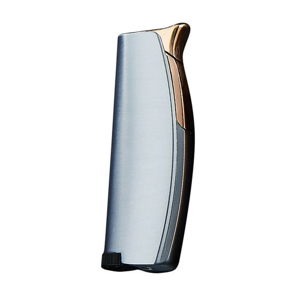 Rewenti Windproof Direct Lighters Refillable Lighter Adjust Flame, Windproof Lighter for Cigarettes (Gas Not Included)