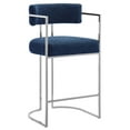 thumbnail image 6 of Modway Huron Counter Stool in Silver Navy, 6 of 10