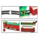 thumbnail image 2 of Juego de trenes navideños para , juguetes con trenes ligeros de Navidad, juguetes para bebés, juego de trenes para alrededor de Navidad piezas Sunnimix Juego de pista de tren, 2 of 8