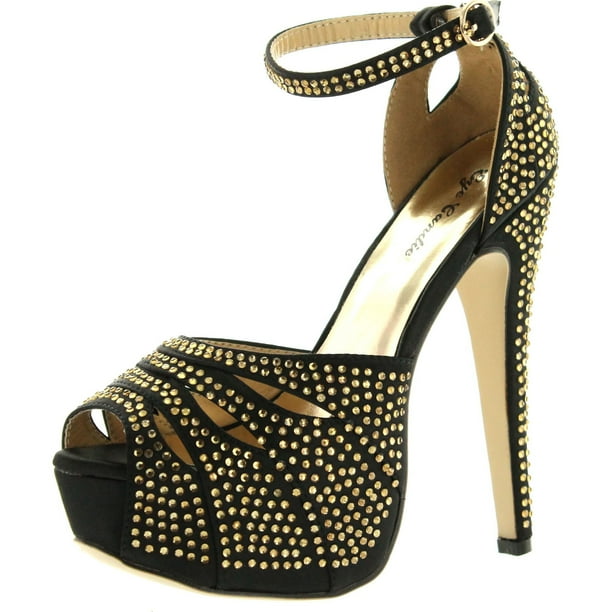 Eye Candie Eye Candie Womens Citygal 502 Dress Fashion High Heel Shoes Walmart Com Walmart Com