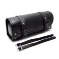 thumbnail image 1 of Zshan Motorcycle Tools Round PU Leather Fork Bag for Harley Davidson Custom Motorcycle (Black), 1 of 5