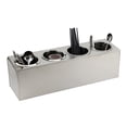 thumbnail image 3 of Caja de acero inoxidable para cuchillos y tenedores con tres orificios, caja para cuchillos y tenedores, caja para palillos, caja de acero inoxidable para cuchillos y tenedores con tres, 3 of 6