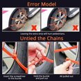 thumbnail image 4 of Car Tire Chains,10Pcs Nylon Snow Chain Anti Skid Mud Snow Chain Nylon Snow Chain Rapid Response, 4 of 5