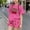 Hot Pink, variant on Girls Summer 2 Piece Outfits Floral Cute Short Sleeve and Elastic Waist Shorts Kids Clothing Set Purple Size 5T Purple Size 5T