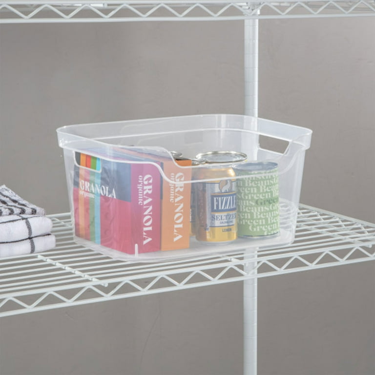 Sterilite Storage Bin, 7x11x14.25 Inch with Carry Handles