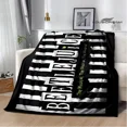 thumbnail image 3 of Horror movie B-Beetlejuice blankets Flannel Warm blanket Soft and comfortable blanket Travel Blanket bed linings Birthday Gift, 3 of 5
