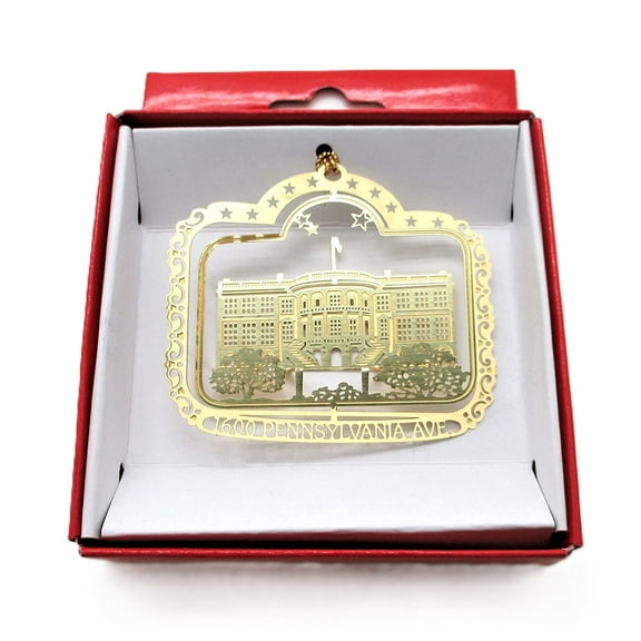 The White House Brass Ornament Souvenir