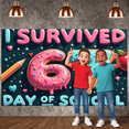 thumbnail image 6 of Sweet  67 Day of School Banner Colorful Sprinkles School Milestone Display Donut Number Design Glaze Drip  Classroom Celebration Backdrop for Elementary School Classroom Celebration Student Milestone, 6 of 8