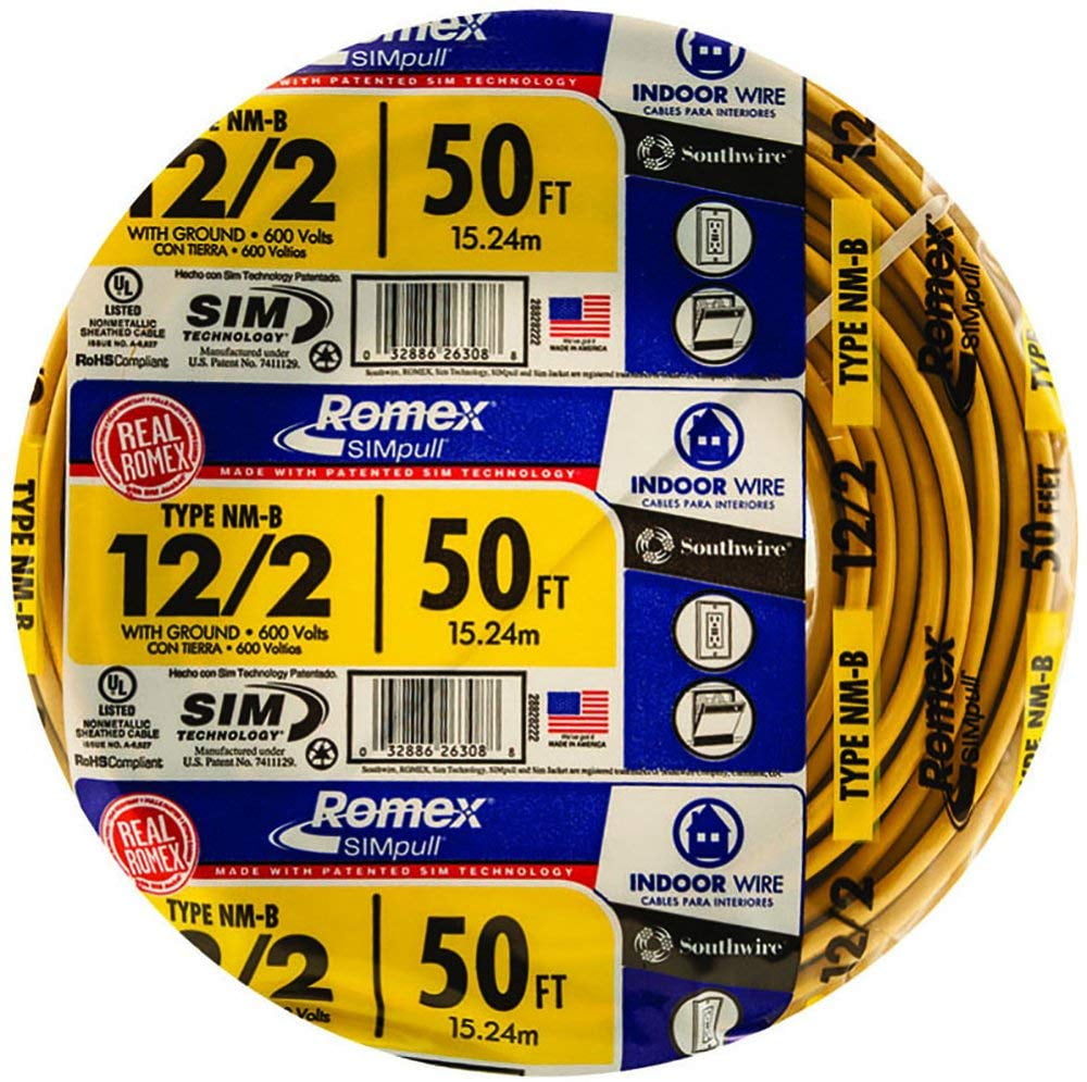 45 FT 8/2 NM-B W/GROUND ROMEX HOUSE WIRE/CABLE 