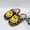 Cheetah, variant on Smiley Face Slippers (Unisex), House Shoes, Black (US Womens 7 / Mens 5.5)