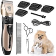 thumbnail image 1 of Tondeuses pour Chiens Compatibles, Tondeuse pour Chien Professionnelle Sans Fil Électrique Silencieuse Rechargeable à 360°, Clip pour chien_Perfect Gift, 1 of 3