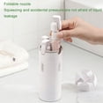 thumbnail image 5 of Meggemo 4 In 1 Travel Toiletry Bottles Set Silicone Refillable Cosmetic Container For Shampoo Lotion Liquid Leak Proof White, 5 of 9