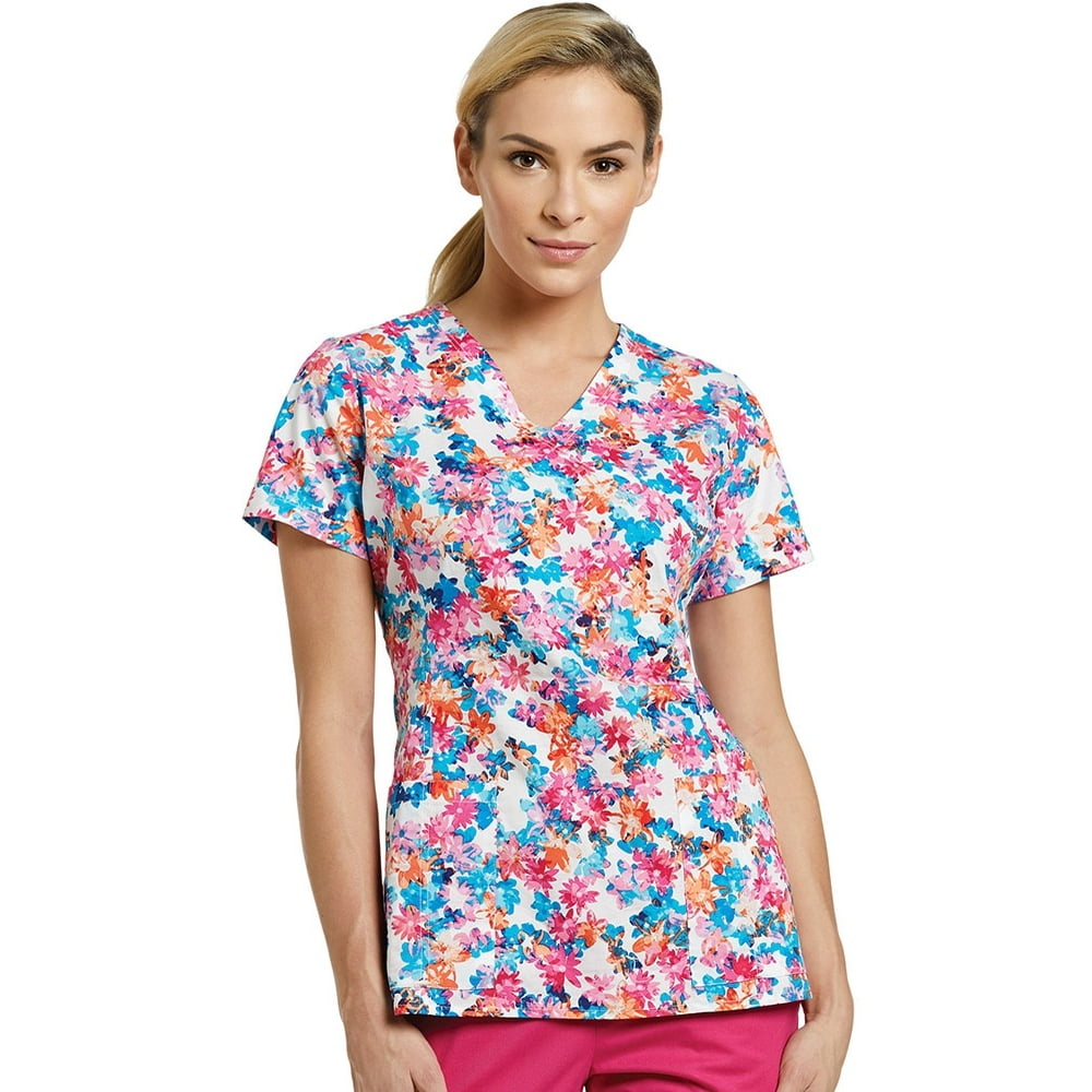 White Cross Allure by White Cross Women's Mock Wrap Floral Print