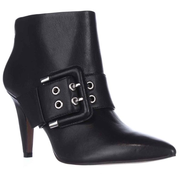 Nine West Womens Nine West Pickme PointedToe Buckle Ankle Boots