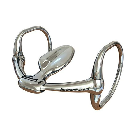 Winning Tongue Plate 3294-4-1-2 Eggbutt Bit with Extended Plate - 4.5 in.