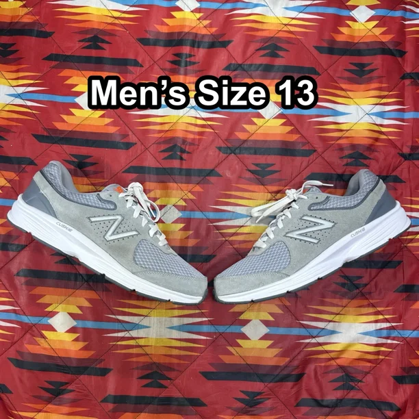 New Balance 411 MW411GR2 Gray Walking Running Shoes Sneakers Men’s Size 13 D