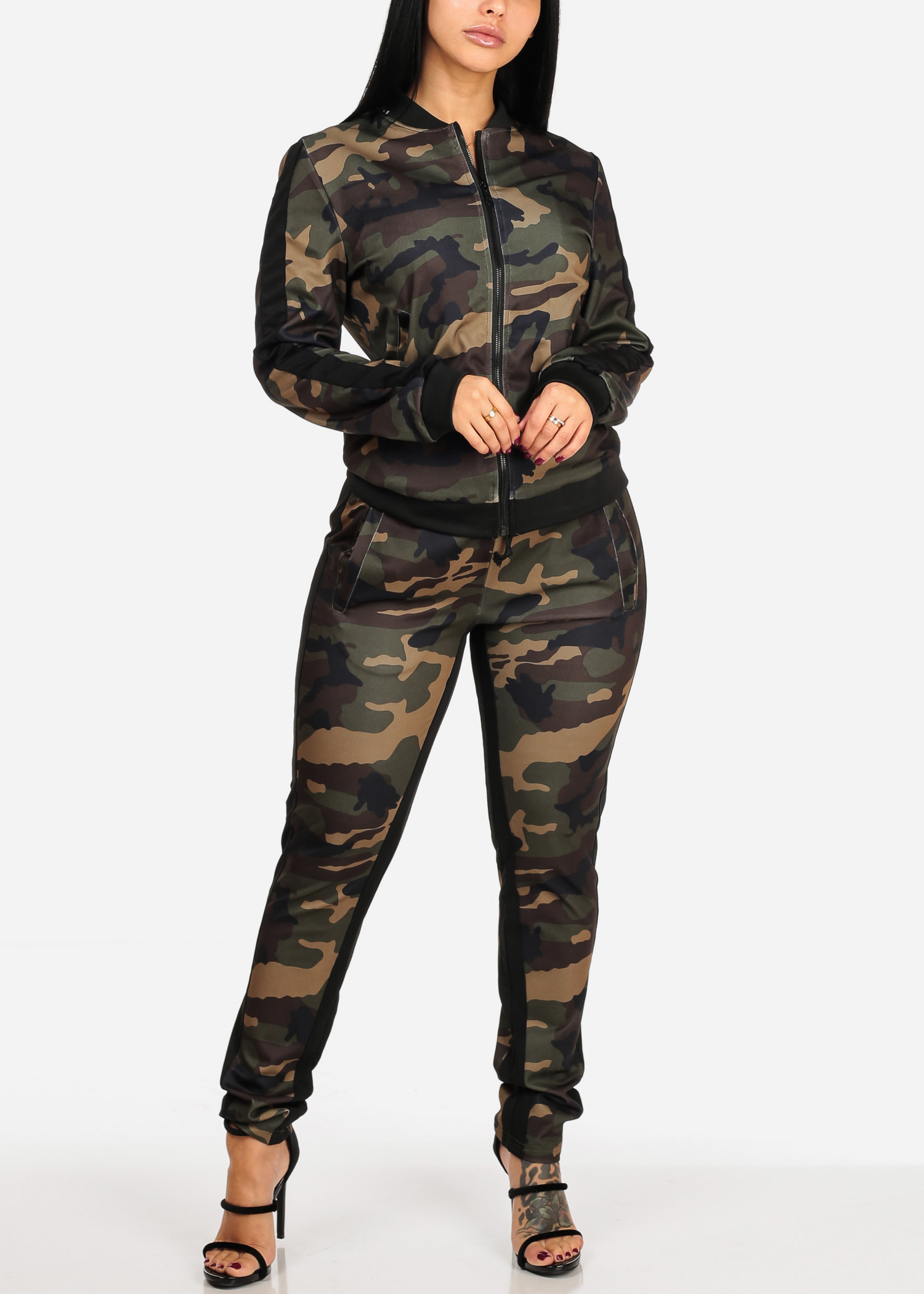 olive tracksuit womens