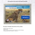 thumbnail image 2 of ArtToFrames 18.9x13.4 Inch - 48x34 CM Gray Puzzle Frame for 500 piece Puzzles.1.25 Inch Custom MDF Puzzle Frames, Classic Silver - Comes with Regular Glass, 2 of 6