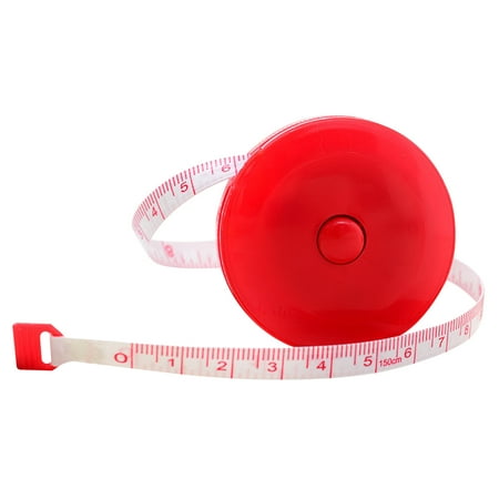 

Sukalun Retractable Tape Measure | Flexible Measuring Tape for Body Measurements | Tailor Sewing Craft Cloth Fabric Tape Measure Small Pocket Size 60 Inch 1.5 Meter