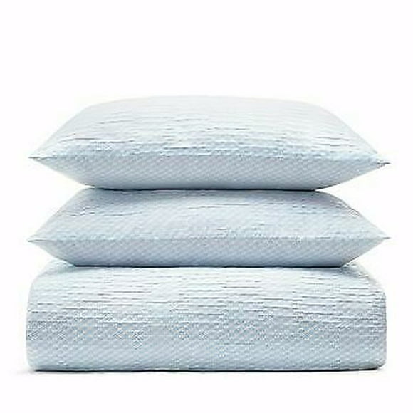 Sky Home Housse de Couette/édredon Ayana et Taie d'Oreiller, Bleu, Grand Lit/Grand