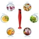 thumbnail image 4 of Elite Gourmet Batidora de mano eléctrica de inmersión, batidora, picadora, control de 1 toque Batidora de mano multiusos, batidora, picadora, 150 vatios Control de un solo toque para sopas, salsas, al, 4 of 5