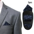 thumbnail image 4 of 5 Pieces Pocket Square Holder, Handkerchief Holder, Square Scarf Holder, Pocket Towel Holder for Men’S suits, 4 of 5